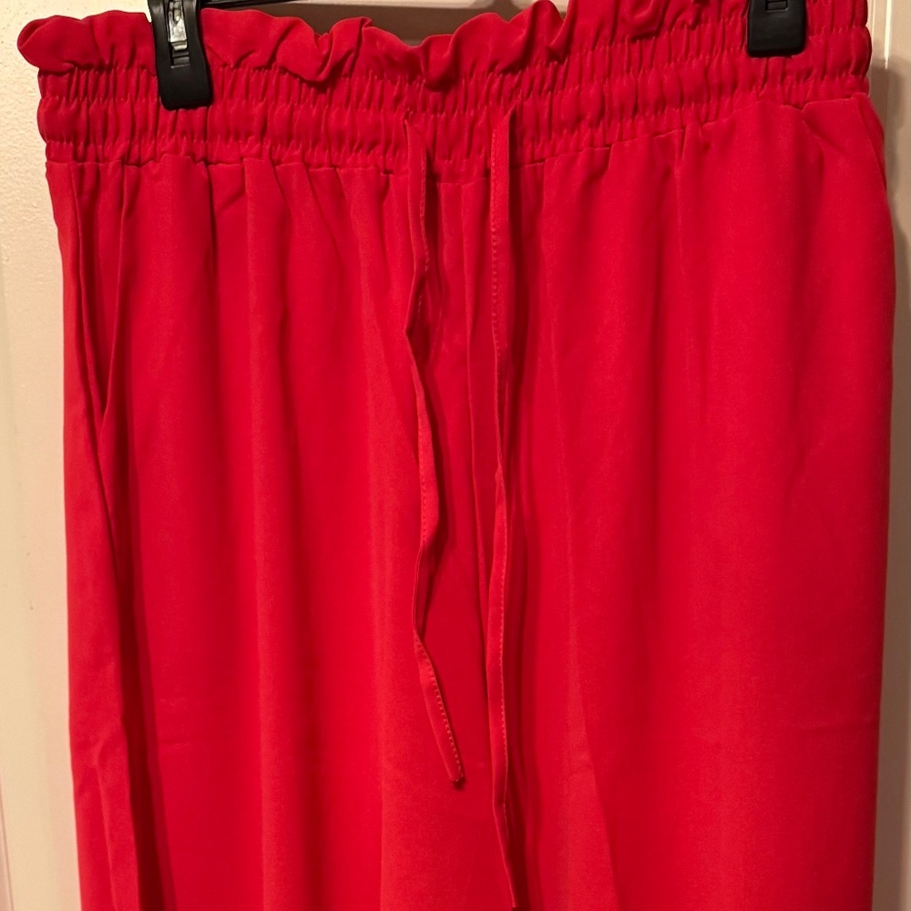 Spotlight Pink Wide-Leg Palazzo Pants XXL NWOT